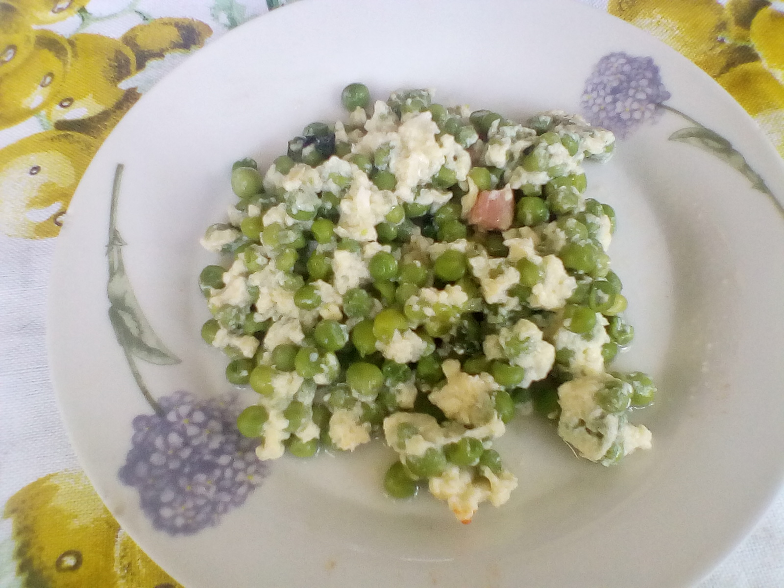 piselli in fricassea